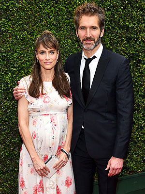 Amanda Peet couple